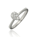 Fehér arany gyűrű 52-es méret - B15412_4I